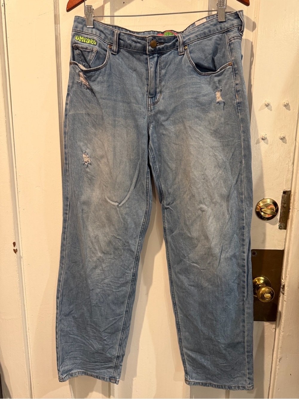 Empyre Light Blue Distressed Women's Jeans